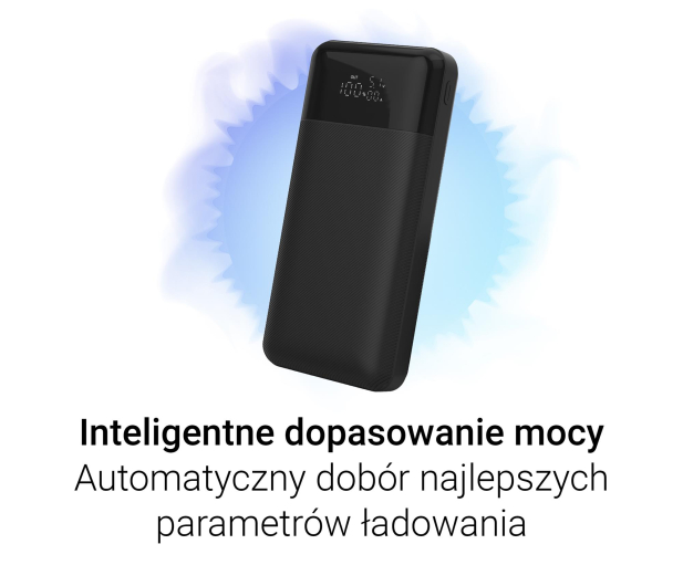 Silver Monkey Powerbank Smart 20 000 mAh 22.5W Czarny - 1481431 - zdjęcie 6